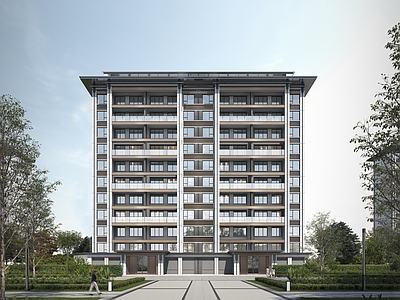 新中式多层住宅 跃层洋房
