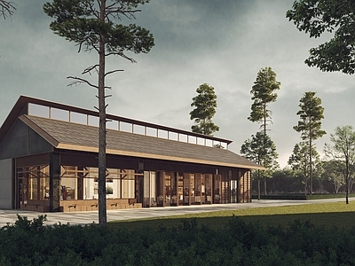 新中式驿站 新中式餐饮建筑