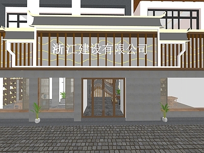 新中式其他商业建筑 建筑公司