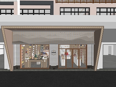 新中式烟酒店 白酒商店 网红