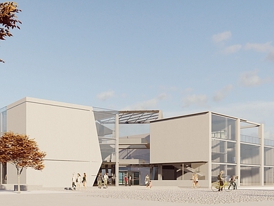 现代简约其他公共建筑 博物馆 展览馆 图书馆 教学楼 实验楼