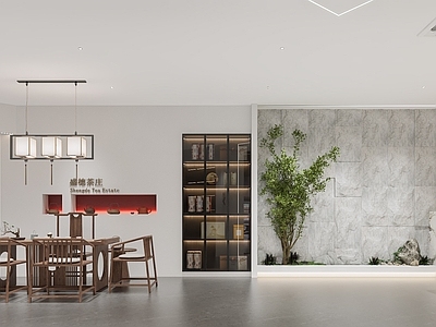新中式烟酒店 茶叶店