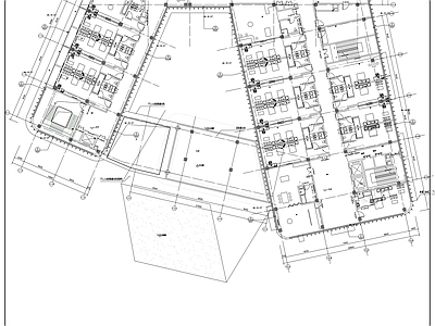 现代办公楼建筑 酒店办公建筑 施工图