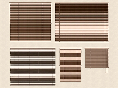 现代通用窗帘 百叶帘 卷帘 现代风格窗帘
