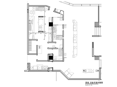 地面综合节点 厨房排水沟明池 施工图