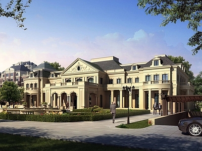 欧式烟酒店 欧式会所 酒店