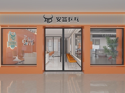 现代其他商业空间 乒乓球馆 运动馆