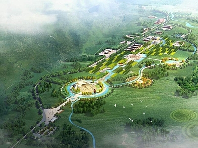 现代公园 公园景观