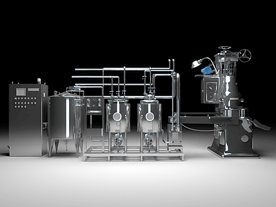 工业设备 啤酒生产区瓶装线 无菌灌装机传送带 高温杀菌机物流机 流水线包装机 工厂生产线