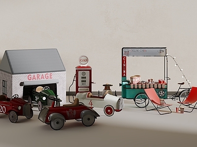 现代玩具礼品店 复古玩具