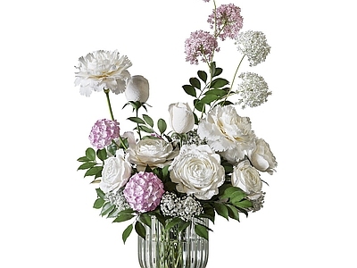 现代法式花艺 鲜花花卉 艺术插花 法式花艺摆件 桌面装饰摆件 绿植植物摆件