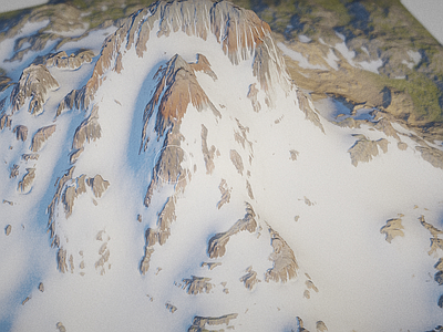现代其他局部景观 白雪覆盖的山峰 岩石 地形景观 自然高山 雪山
