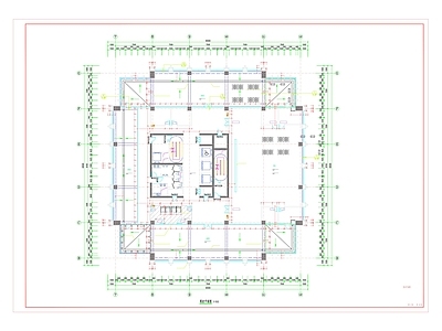现代办公楼建筑 办公室改造 功能改造 办公楼平面图 施工图