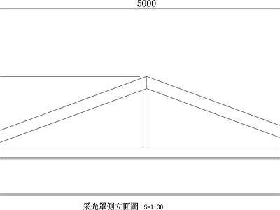 天窗节点 采光罩 施工图
