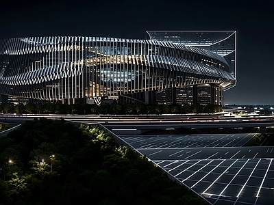 现代展览馆建筑 展览馆