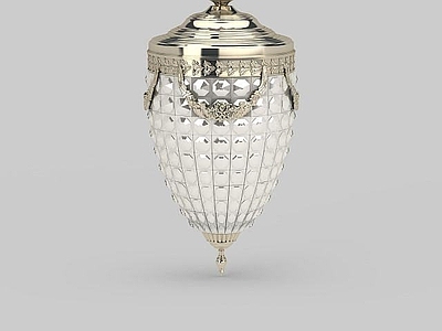 现代封闭式厨房 室内水晶吊灯