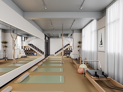 现代瑜伽室 瑜伽室