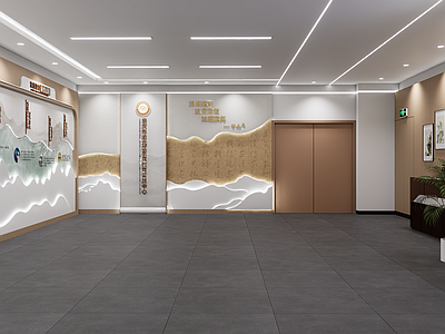 新中式现代其他文化空间 家庭教育 新中式展厅 实践中心
