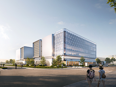 现代简约其他工业建筑 工业建筑 办公建筑 冷链仓库 物流园区 产业园区