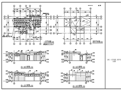 现代公厕 公厕建筑图 施工图
