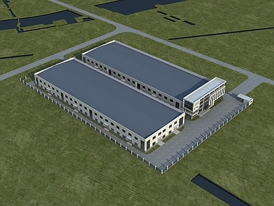 现代工业厂房 厂房 工业 产业