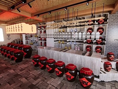 中古酒窖 酒庄 酒坛 酒 酒瓶