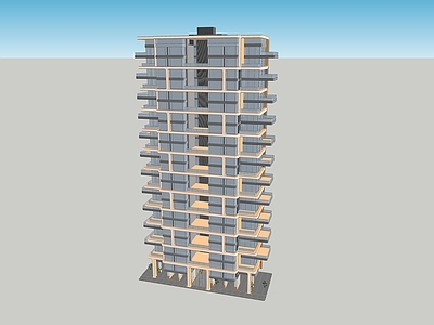 现代多层住宅 多层住宅