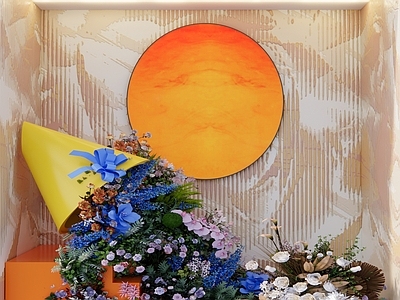 现代花店 花店橱窗 橱窗陈列