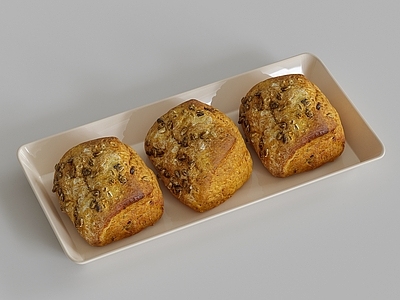 食物饮料 面包蛋糕食物 面包店面包组合 老面包