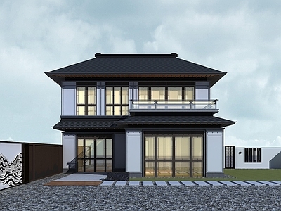 新中式别墅住宅