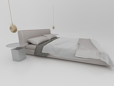 现代风格大床