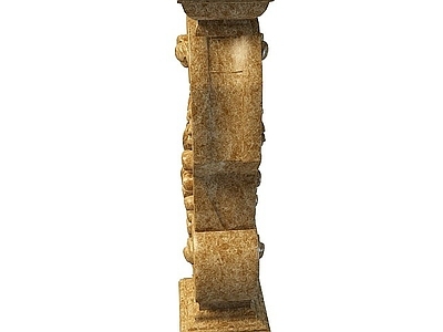 现代其他景观小品 景观柱子