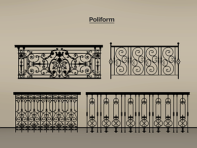 法式复古扶手 法式复古风栏杆 铁艺栏杆 扶手
