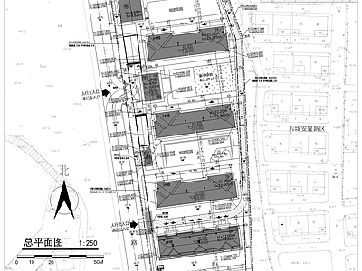 居住区规划 多层小区规划设计 施工图