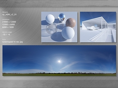 现代天空HDR 24k HDR格式 城镇 晴天