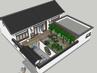 新中式乡村民房 自建房