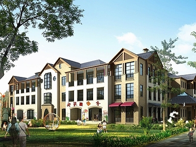 中式幼儿园 幼儿园