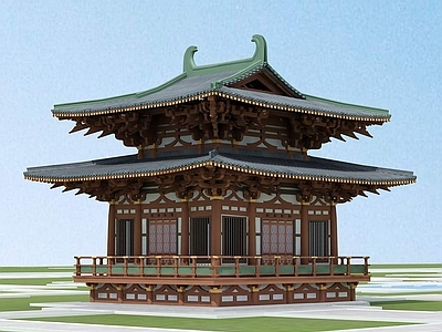 中式古建 钟鼓楼