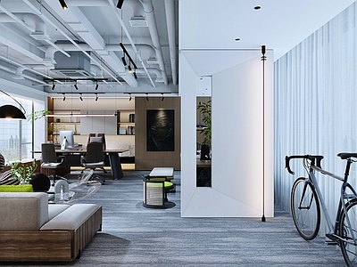 现代意式经理办公室 工业办公室 现代办公室 经理办公室 简约办公室