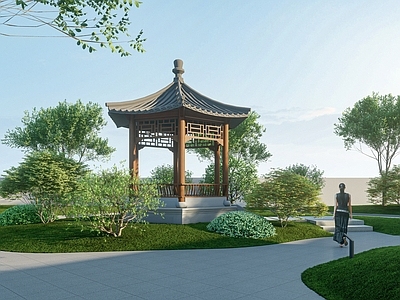 中式亭子 六角亭 古建亭