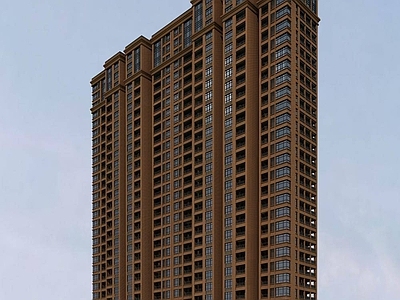 简欧高层住宅 简欧风格高层住宅