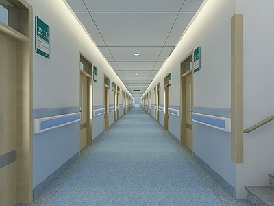 现代医院 医院走廊