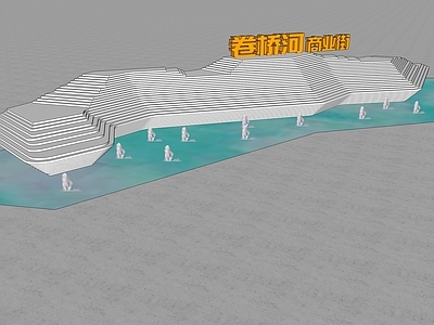 现代水景 跌水 喷泉