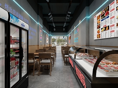 现代烧烤烤肉店 现代风格烧烤店