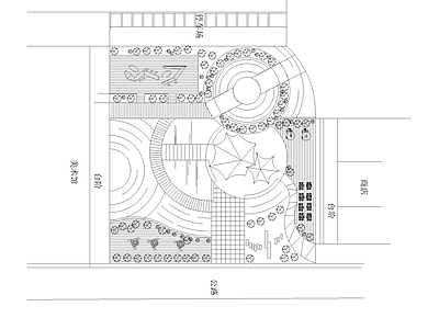 其他公园景观 校园改造 西财天府学院 广场 景观 平面图