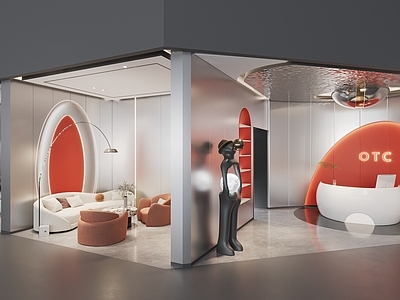 现代直播间 直播间前台 现代前台 网红前台