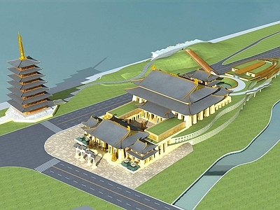 中式古建 中式寺庙