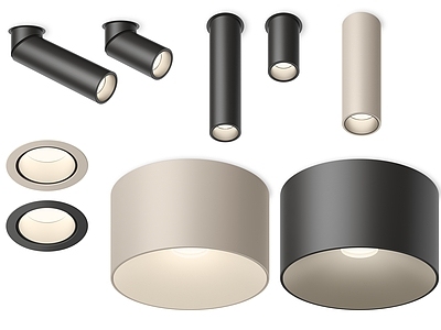 现代意式灯具组合 筒射灯 vibia