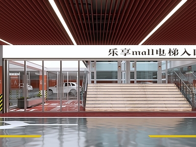 现代其他商业空间 地下停车场