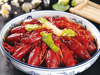 中式其他纸书本 麻辣小龙虾海报 海报